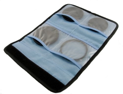 Filtertasche 4x - Version I für kleinere Filter bis ca. 77mm Filter