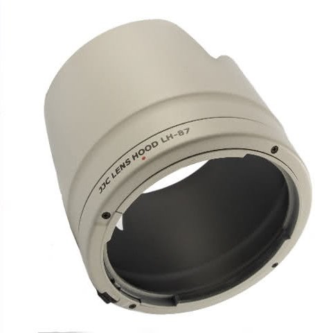 Sonnenblende JJC LH 87 weiss für Canon EF 2.8/70-200 L II IS USM