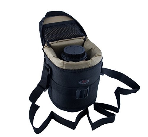 Qualitäts Köcher für Kameraobjektive von PROFOX - Modell Nr. 7 (W) - 140mm x 110mm für 2.8/16-35mm,
